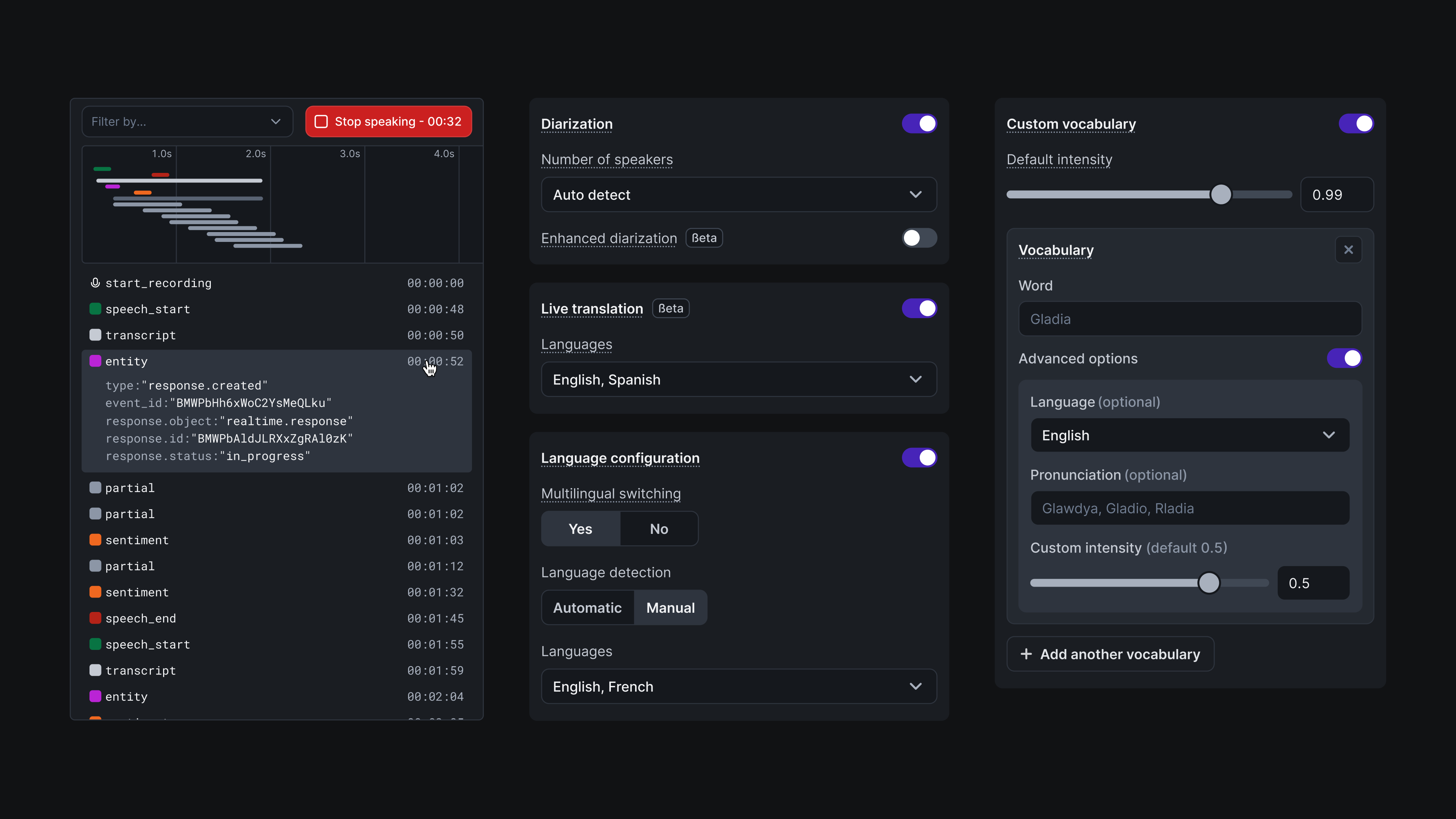 Gladia AI speech-to-text platform design