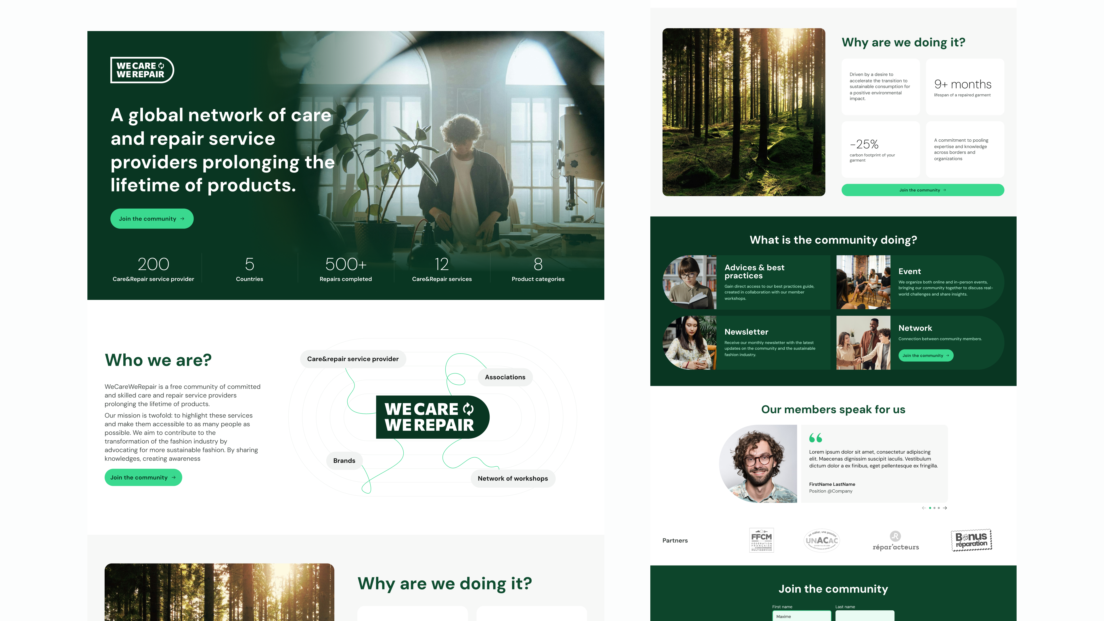 Prolong luxury repair platform design